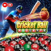 Cricket Ball Roulette live casino cover art